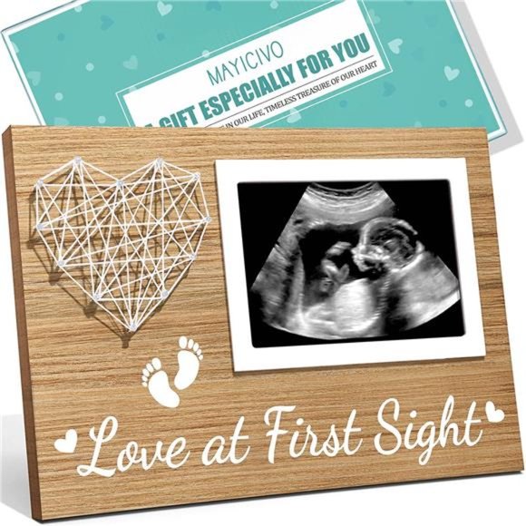 New Mom Baby Ultrasound Picture Frame Sonogram Keepsake Frame -4x6 Photo - Picture 2 of 7